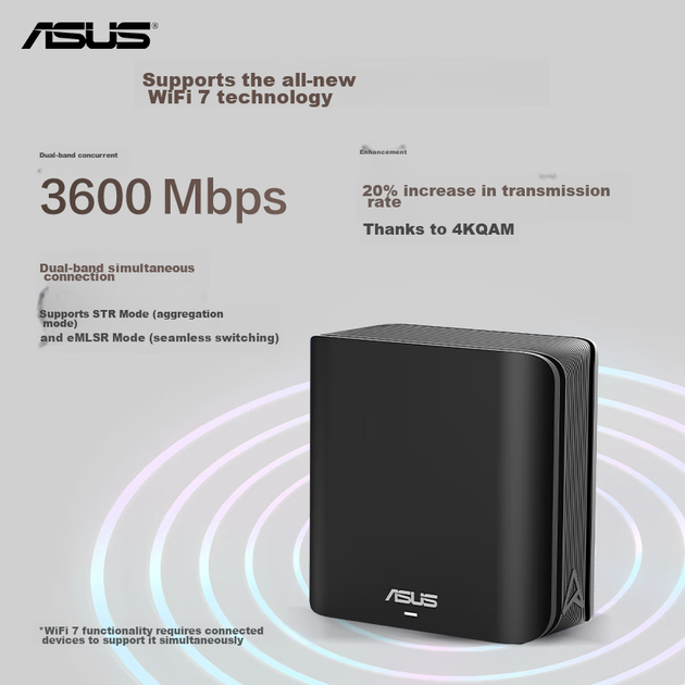 Маршрутизатор Asus ZenWiFi BD4 1PK Black - Фото 5 Маршрутизатор Asus ZenWiFi BD4 1PK Black - зображення 5