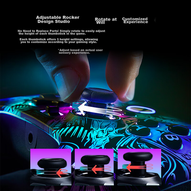 Бездротовий ігровий контролер PowerA Fusion Pro Lumectra Wireless Controller для Xbox Series X/S - Фото 9 Бездротовий ігровий контролер PowerA Fusion Pro Lumectra Wireless Controller для Xbox Series X/S - зображення 9
