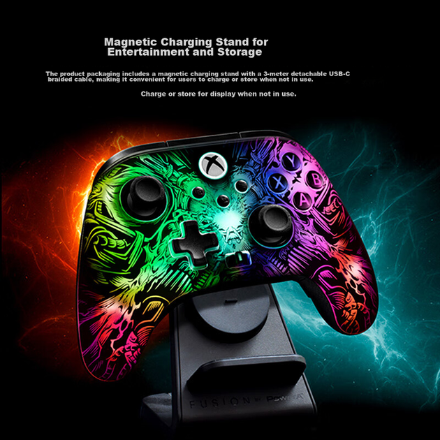 Бездротовий ігровий контролер PowerA Fusion Pro Lumectra Wireless Controller для Xbox Series X/S - Фото 15 Бездротовий ігровий контролер PowerA Fusion Pro Lumectra Wireless Controller для Xbox Series X/S - зображення 15