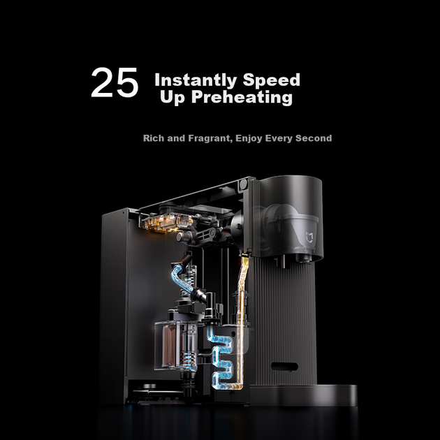 Кавомашина капсульна MiJia S1 Capsule Coffee Machine Black (100192134644) - зображення 4