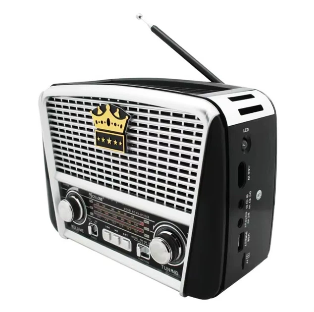Радіоприймач Golon RX-455S Solar із сонячною панеллю, FM/AM/SW, USB, microSD, акумуляторний, Power Bank, портативна колонка 4 Вт Silver - Фото 2 Радіоприймач Golon RX-455S Solar із сонячною панеллю, FM/AM/SW, USB, microSD, акумуляторний, Power Bank, портативна колонка 4 Вт Silver - зображення 2