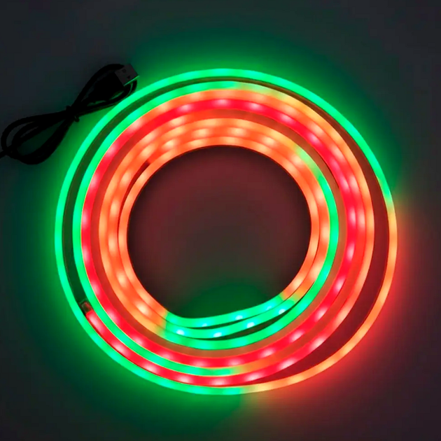 Неоновая светодиодная лента 5 м RGB 12V IP67 для декоративного освещения - изображение 6
