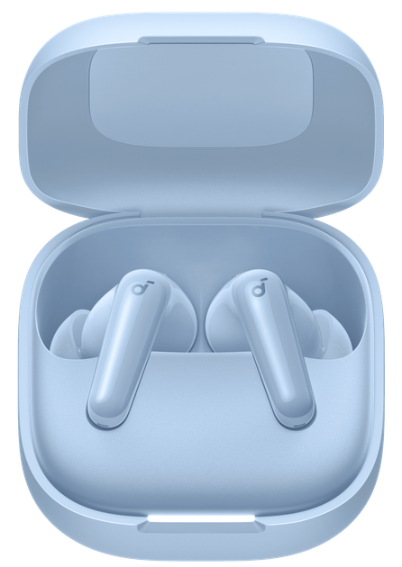 Навушники Anker SoundCore R60i NC Blue TWS ANC Блакитний - Фото 5 Навушники Anker SoundCore R60i NC Blue TWS ANC Блакитний - изображение 5