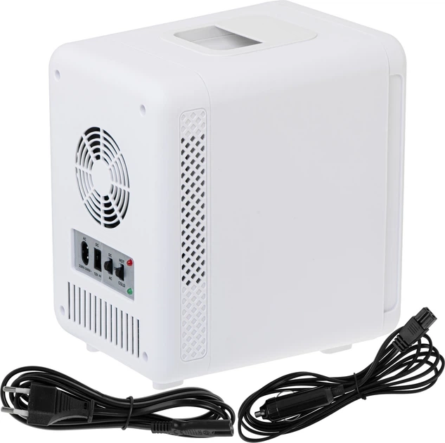 Туристичний міні-холодильник Adler AD 8084 Peltiera 4 л Білий (5905575908728) - зображення 7