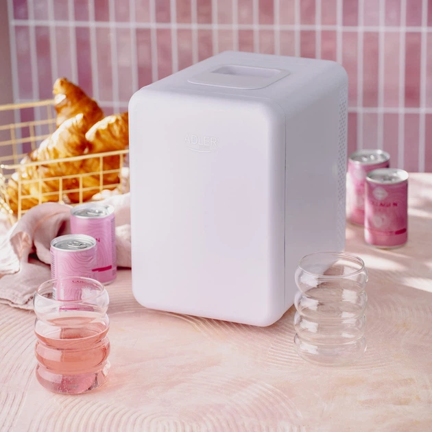 Туристичний міні-холодильник Adler AD 8084 Peltiera 4 л Білий (5905575908728) - зображення 14