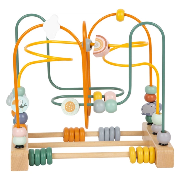 Zabawka Small Foot Spirala drewniana Safari z Koralikami 5410271 (4020972119568) - obraz 2