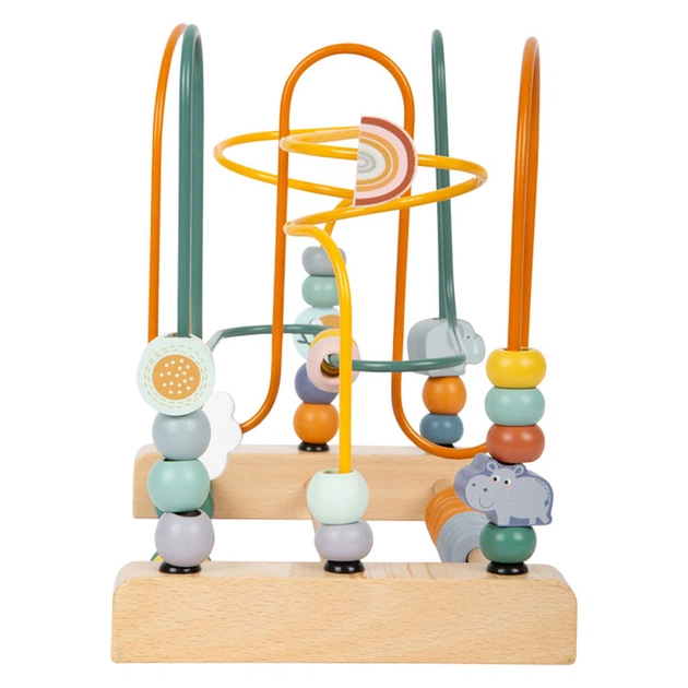 Zabawka Small Foot Spirala drewniana Safari z Koralikami 5410271 (4020972119568) - obraz 4