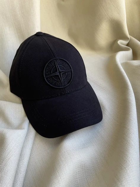 Бейсболка кепка Stone Island чорна 57-59 - Фото 5 Бейсболка кепка Stone Island чорна 57-59 - изображение 5