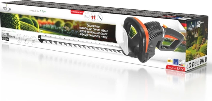 Nożyce elektryczne do żywopłotu Adler AD 6814 61 cm (5905575909800) - obraz 19