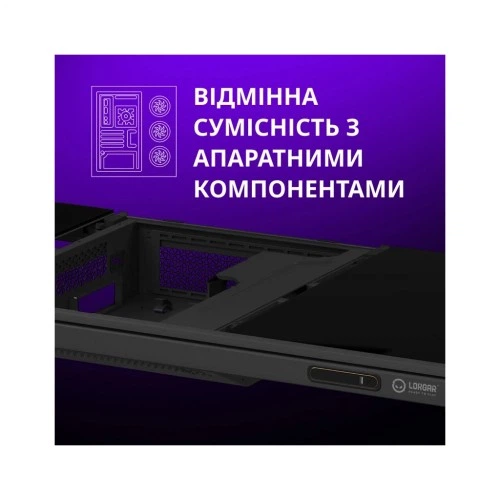 Компьютерный стол Lorgar ELITE 90G Glass Black (LRG-DE90G) Lorgar LRG-DE90G 970018 - Фото 10 Компьютерный стол Lorgar ELITE 90G Glass Black (LRG-DE90G) Lorgar LRG-DE90G 970018 - изображение 10