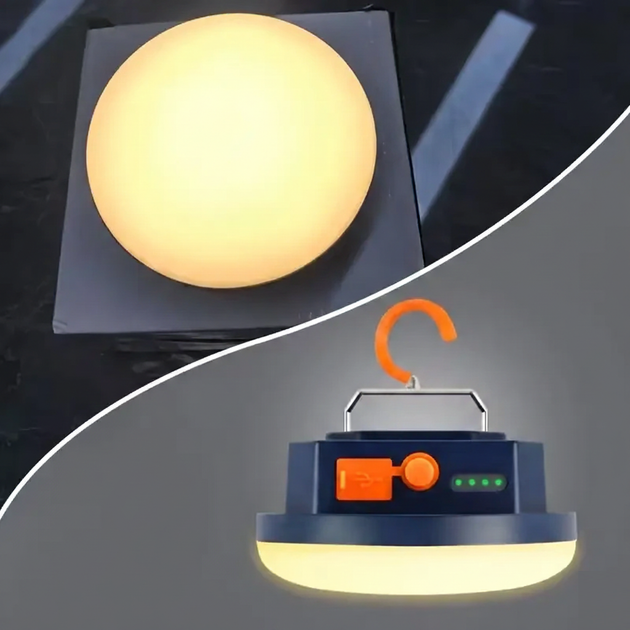 Лампа павер-банк 6600 mAh LED 15W-30 світлодіодів MOS-13 (Тепле світло) Акумуляторний кемпінговий ліхтар Mos Lighting - Фото 2 Лампа павер-банк 6600 mAh LED 15W-30 світлодіодів MOS-13 (Тепле світло) Акумуляторний кемпінговий ліхтар Mos Lighting - зображення 2