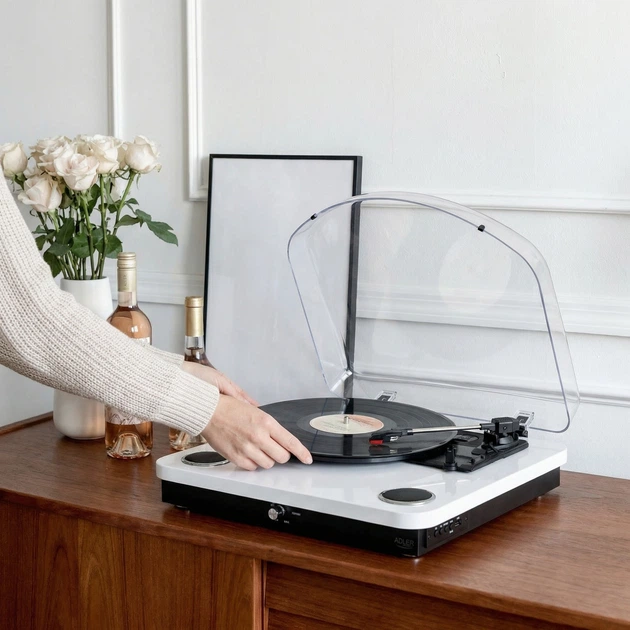 Gramofon Adler AD 1914 z USB i Bluetooth White (5905575907578) - obraz 17