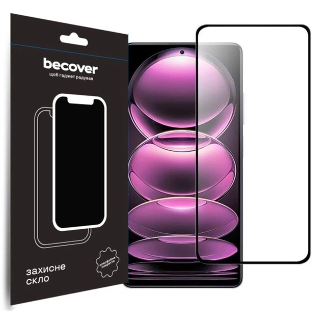 Захисне скло BeCover для Xiaomi Redmi Note 12 Pro/12 Pro 5G/12 Pro Plus Black (708784) - Фото 5 Захисне скло BeCover для Xiaomi Redmi Note 12 Pro/12 Pro 5G/12 Pro Plus Black (708784) - зображення 5