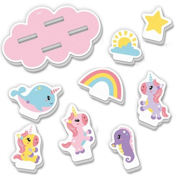 Zestaw do zabawy w kąpieli Ses Wyspa do kapieli - Jednorozec (13253 32538) (8710341132538) - obraz 2