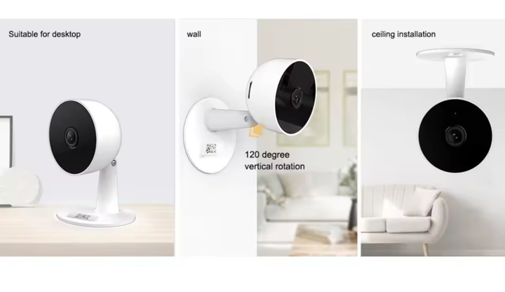 IP камера відеонагляду RIAS C1-P2S1 (Tuya APP) Wi-Fi 2MP внутрішня з віддаленим доступом - зображення 8