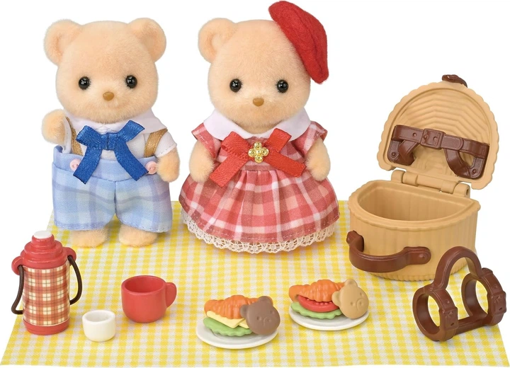 Zestaw Sylvanian Families Brat i siostra Misie Ciasteczka Pyszny piknik 5852 (5054131058527) - obraz 2
