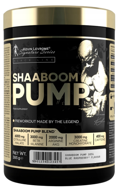 Kompleks przedtreningowy Kevin Levrone Shaaboom Pump 385 g Mango-cytryna (5903719211673) - obraz 1