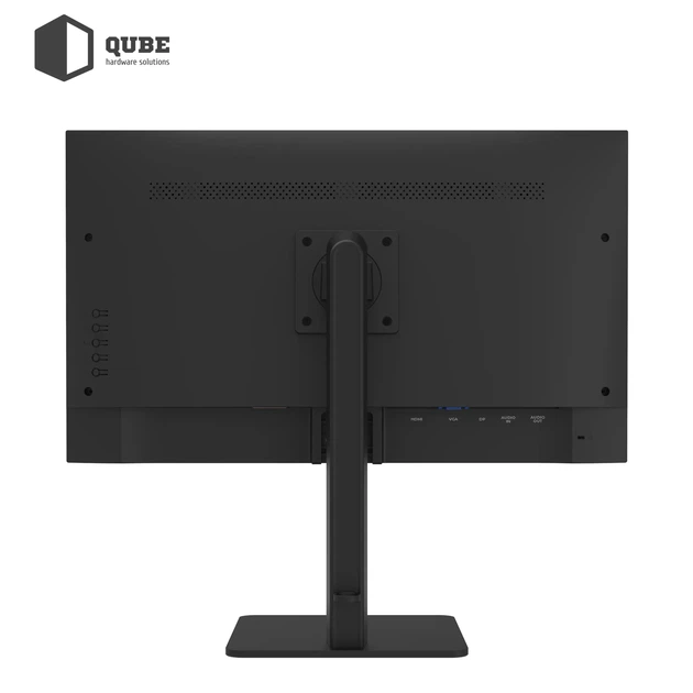 Монітор 27" Qube B27F120HS (FHD) 1920×1080 IPS 120Hz 1ms, 8-Bit, 400cd/m², HAS, Pivot, Speakers, HDMI, DP, VGA, VESA*100, External PS 12V/3A - изображение 7