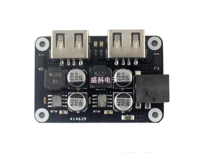 Преобразователь понижающий DC-DC 6-30V / 2 X USB 5.3V 4A Модуль быстрой зарядки Понижающий модуль зарядки - Фото 2 Преобразователь понижающий DC-DC 6-30V / 2 X USB 5.3V 4A Модуль быстрой зарядки Понижающий модуль зарядки - изображение 2