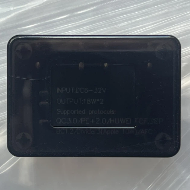Преобразователь понижающий DC-DC 6-30V / 2 X USB 5.3V 4A Модуль быстрой зарядки Понижающий модуль зарядки - Фото 3 Преобразователь понижающий DC-DC 6-30V / 2 X USB 5.3V 4A Модуль быстрой зарядки Понижающий модуль зарядки - изображение 3
