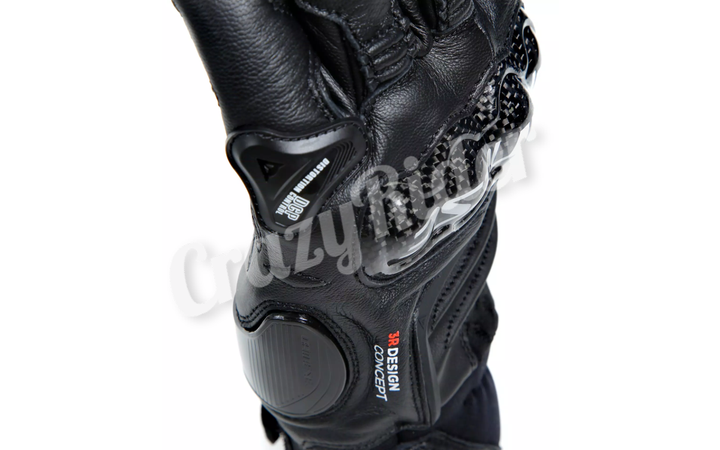 Перчатки демисезонные DAINESE CARBON 4 SHORT Leather Black L - изображение 13