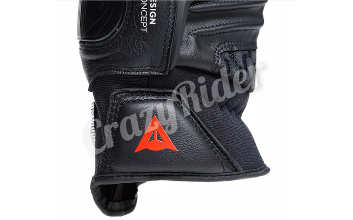 Демисезонные перчатки DAINESE CARBON 4 SHORT Leather Black Red XL - изображение 7