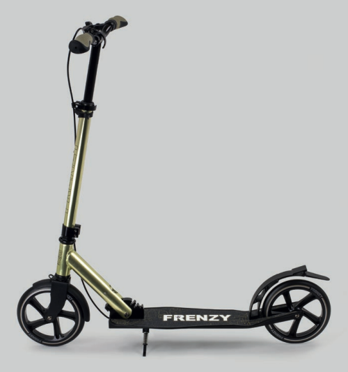 Городской самокат с ручным тормозом Frenzy Dual Brake Recreational Сhampagne (fz124) - изображение 4