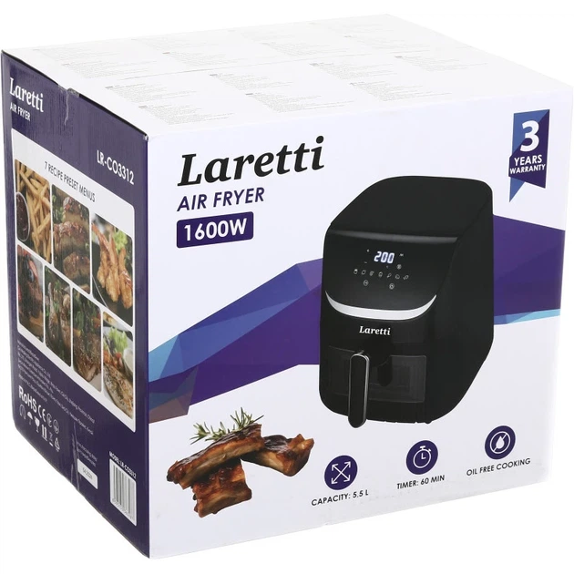 Мультипіч LARETTI LR-CO3312 - зображення 4