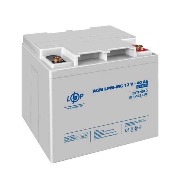 Акумулятор мультигелевий LogicPower LPM-MG 12V - 40 Ah - изображение 8