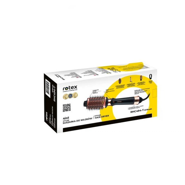 Фен-щітка Rotex RHC494-T AirBrush – фото, відгуки, характеристики