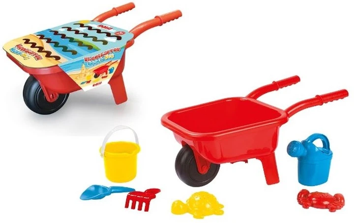 Zestaw do zabawy Dolu Taczka z zestawem plażowym (3033 30337) (8690089030337) - obraz 1