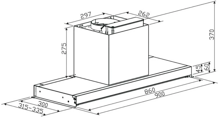 Витяжка Kernau KBH 0386 B - зображення 2