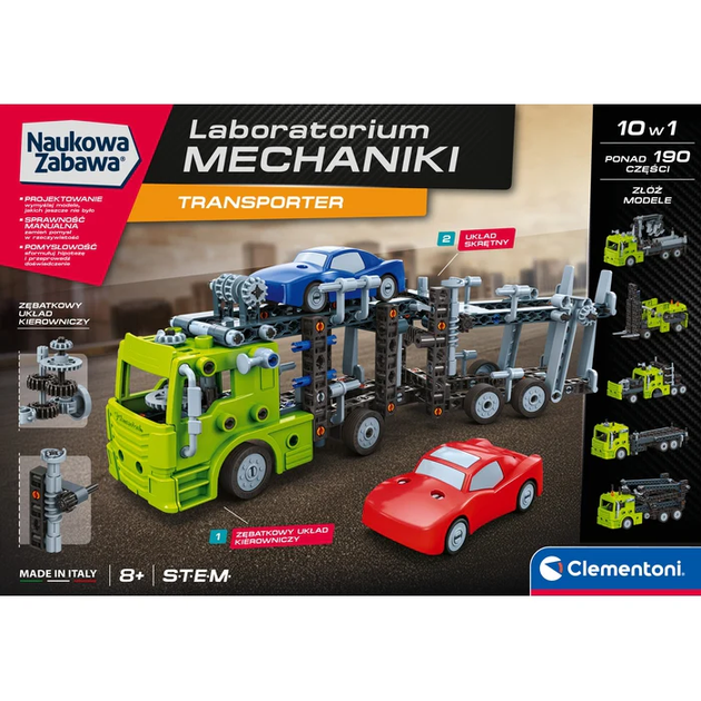 Конструктор Clementoni Mechanics Laboratory: Транспортер — 50249 - изображение 2