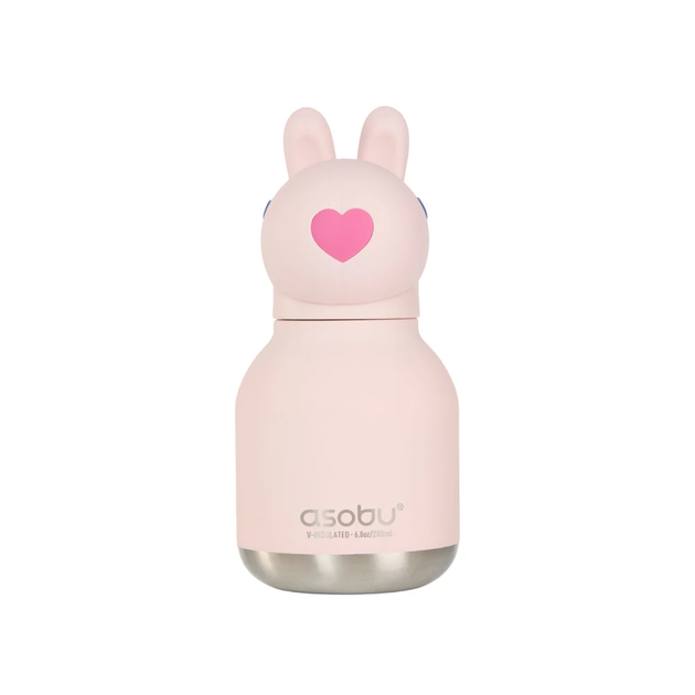 Термобутылка с соломинкой Asobu Bestie Bunny Зайка 200 мл - изображение 3