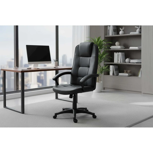 Fotel biurowy Sofotel 402C-BLACK Czarny (5903890631482) - obraz 6