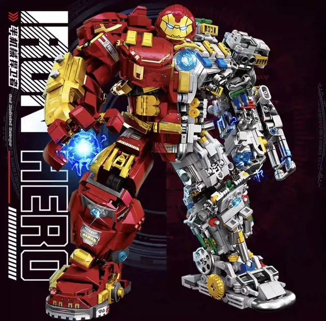 Конструктор марвел халкбастер Залізна людина 1886 деталей Super Heroes Marvel Hulkbuster Iron Man - зображення 3