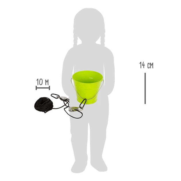 Wiadro Small Foot z kołem pasowym Zielone 5410249 (4020972119056) - obraz 7