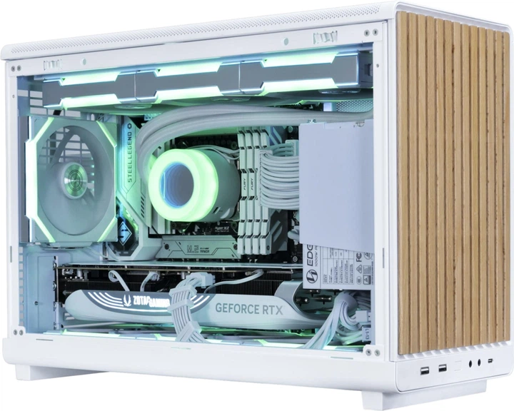 Obudowa Lian Li A3 mATX / ITX Glass Edition White (G99.A3W-WDG.00) - obraz 3