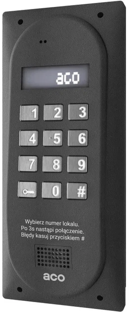 Панель виклику ACO CDNP8ACC Black - зображення 2