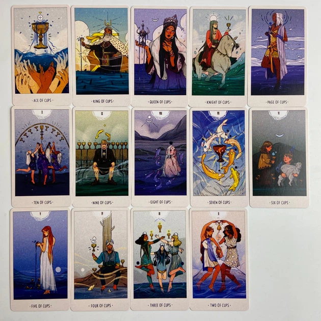 Карти таро Білого Божества, зменшена (White Numen Tarot) – фото