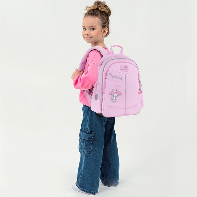 Рюкзак школьный Kite 771S My Melody для девочки Розовый 36x25x12см 12 л легкий Ортопедический 1-4 класс (HK26-771S) - изображение 16