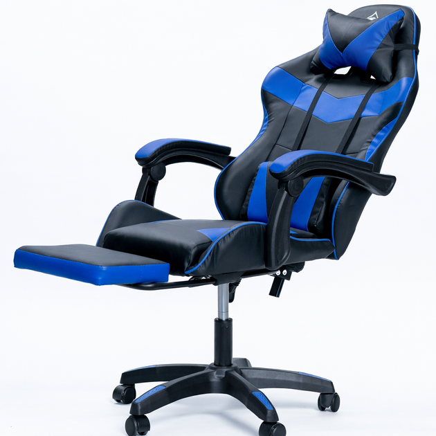 Кресло геймерское DIEGO Phantom RS Black-Blue - Фото 2 Кресло геймерское DIEGO Phantom RS Black-Blue - изображение 2