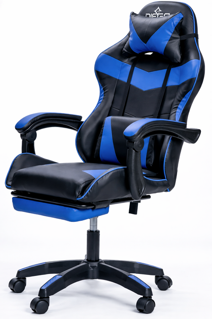 Кресло геймерское DIEGO Phantom RS Black-Blue - Фото 3 Кресло геймерское DIEGO Phantom RS Black-Blue - изображение 3