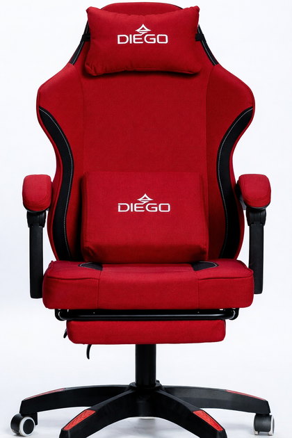 Кресло геймерское DIEGO Soft Red - изображение 2