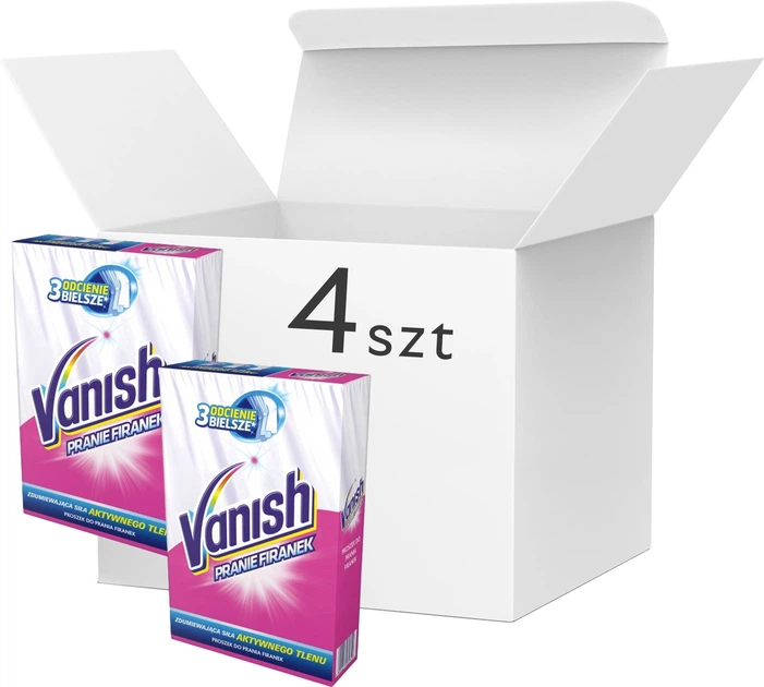 Proszek do prania Vanish wybielający 4x400 g (5900627030341/4) - obraz 1