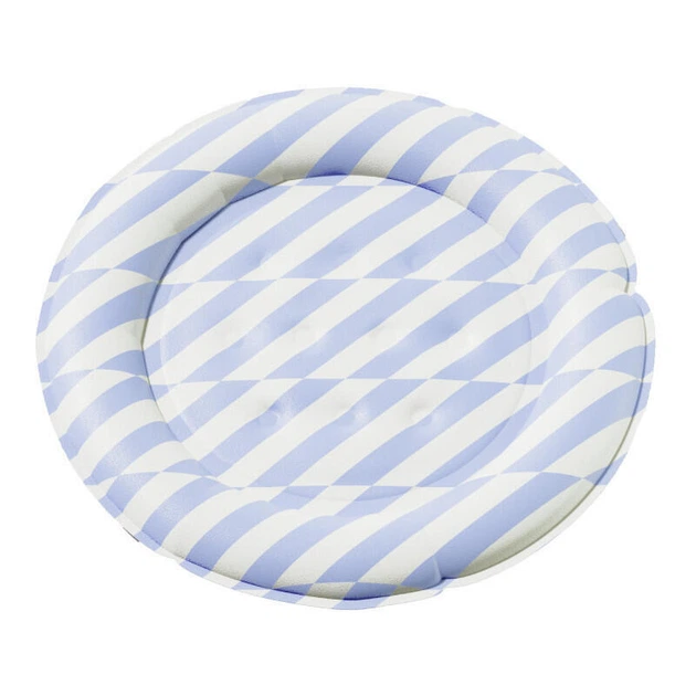 Охлаждающий коврик для собак GEL Pet Cooling Mat Round Purple, 70х70 см - изображение 2
