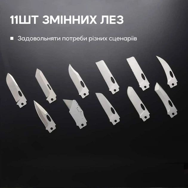Набір змінних клинків Roxon (BA04; BA10; BA11) 3in1 для S501U, S502U, S802 - изображение 10
