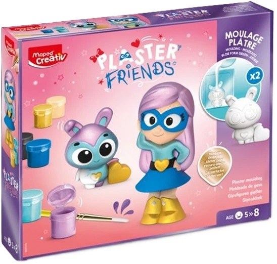 Набір для творчості Maped Creativ Plaster Friends 907219 (3154149072194) - зображення 2