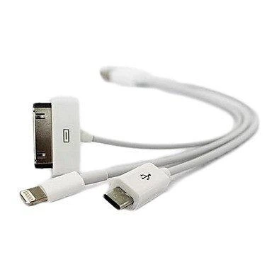 Зарядный кабель 3 в 1 USB - micro USB, для Iphone4/5/6 - изображение 3