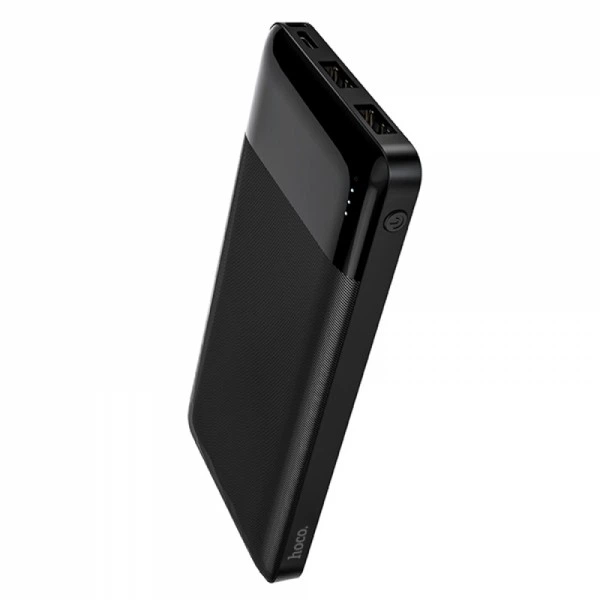 Зовнішній акумулятор HOCO J72 Easy travel power bank(10000mAh) Black (6931474738370) (19913) - Фото 1 Зовнішній акумулятор HOCO J72 Easy travel power bank(10000mAh) Black (6931474738370) (19913) - изображение 1